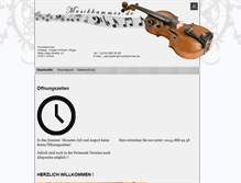 Tablet Screenshot of musikkammer.de